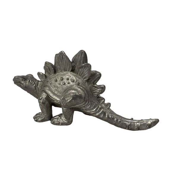 1987 Stegosaurus Dinosaur Pewter Figurine Vintage Spoon PP796 collectable toy - Picture 6 of 8